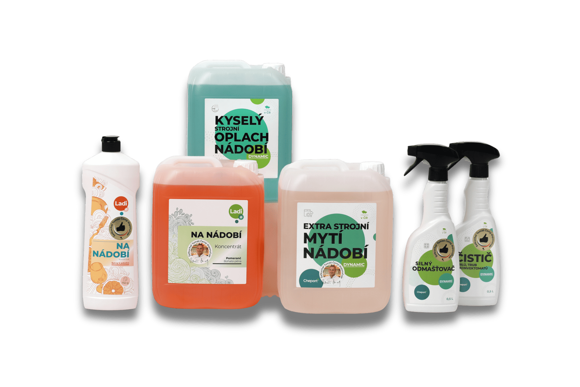 Plnohodnotné balení produktů Cheport, které dostanete jako vzorek zdarma